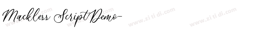 Mackless ScriptDemo字体转换